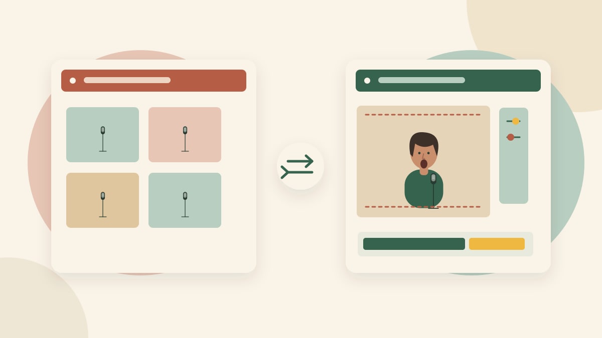Tiny Desk AI Generators: Template Sites vs General Video Tools